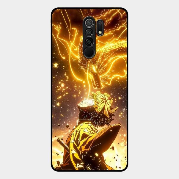 Thunder Boy Glass Case Cover For Redmi 9 Prime