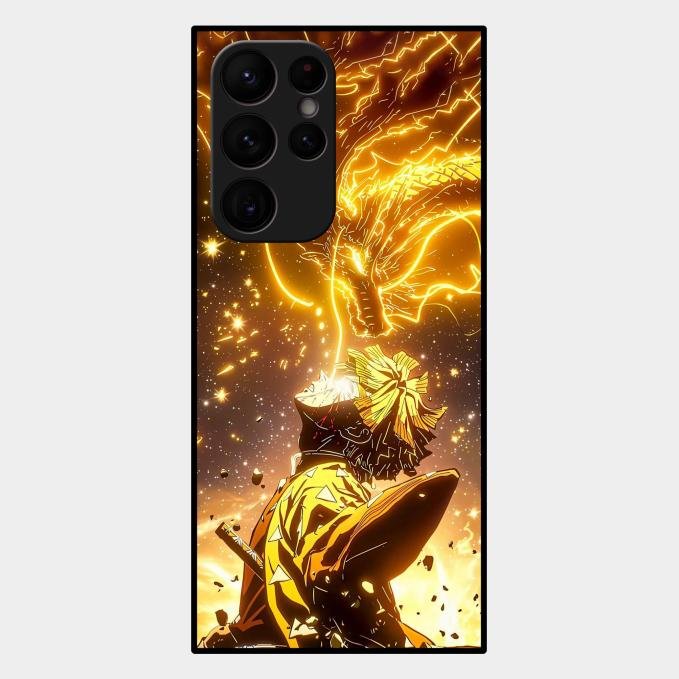 Thunder Boy Glass Case Cover For Samsung Galaxy S22 Ultra 5G
