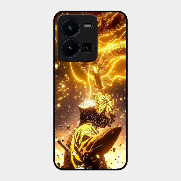 Thunder Boy Glass Case Cover For Vivo Y35