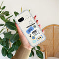Ticket to Happiness Transparent Silicon Case For Google Pixel 8a 5G