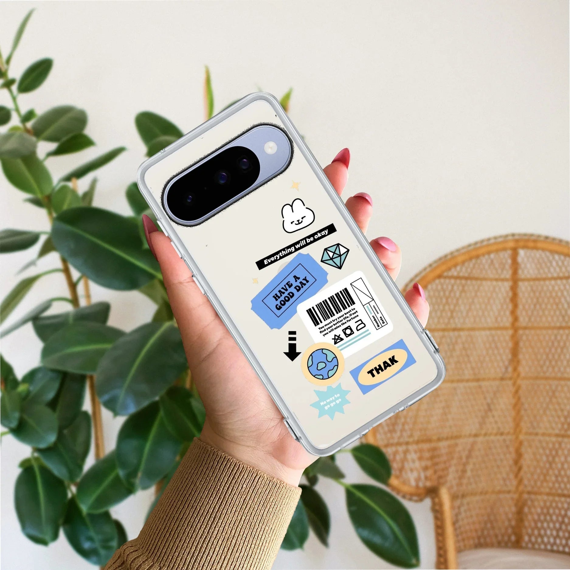 Ticket to Happiness Transparent Silicon Case For Google Pixel 10