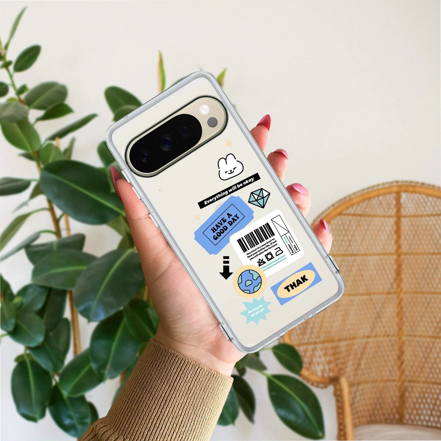 Ticket to Happiness Transparent Silicon Case For Google Pixel 10 Pro
