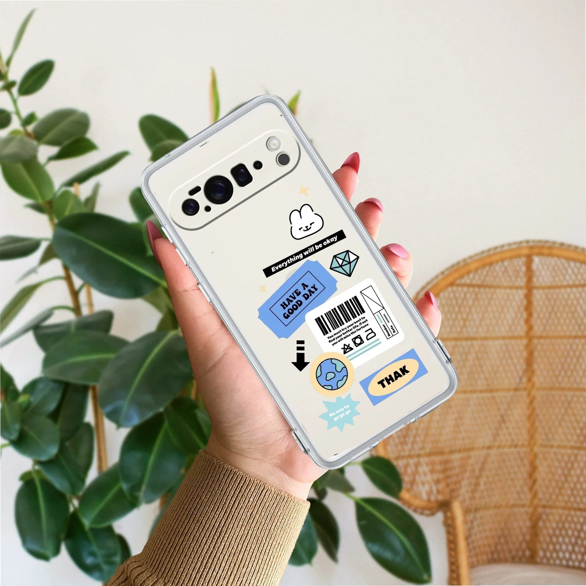 Ticket to Happiness Transparent Silicon Case For Google Pixel 10 Pro XL