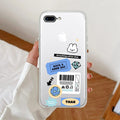 Ticket to Happiness Transparent Silicon Case For iPhone 7 Plus / iPhone 8 Plus