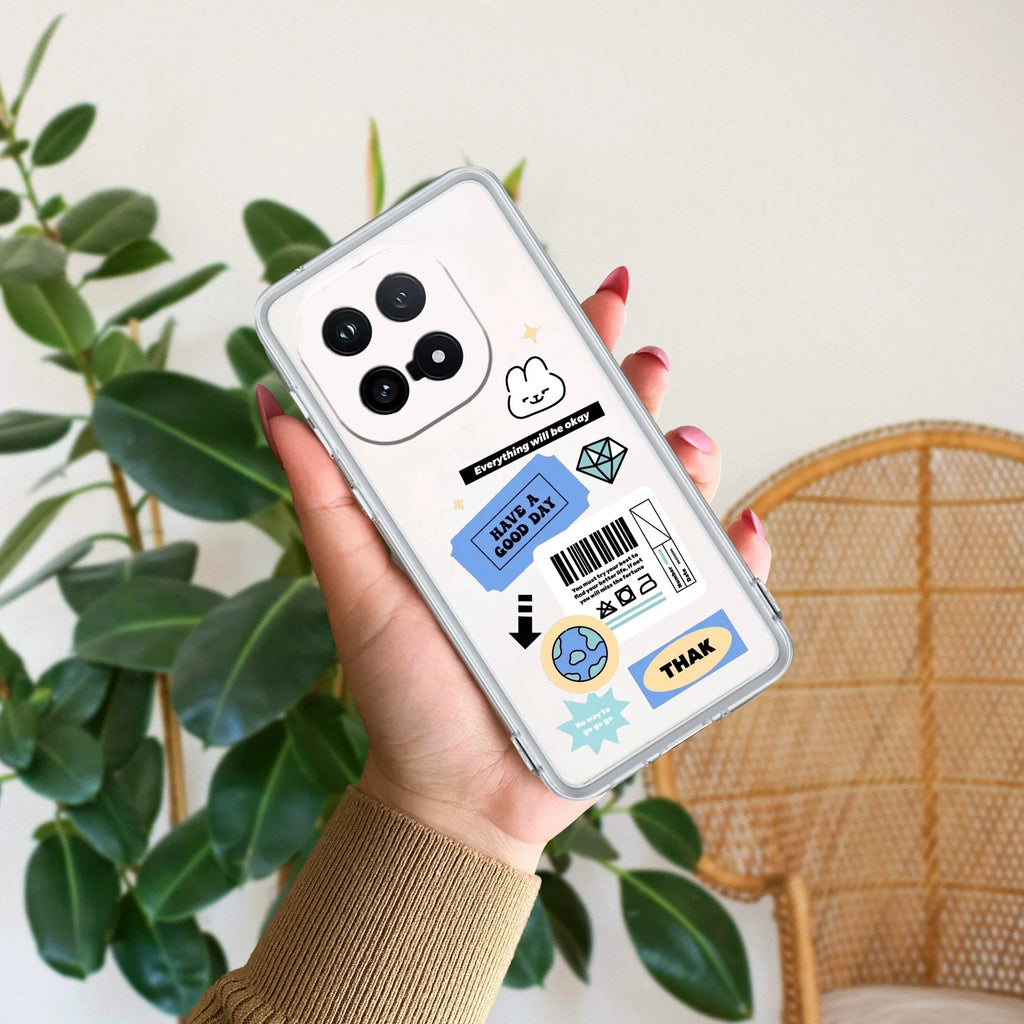 Ticket to Happiness Transparent Silicon Case For iQOO 15 5G