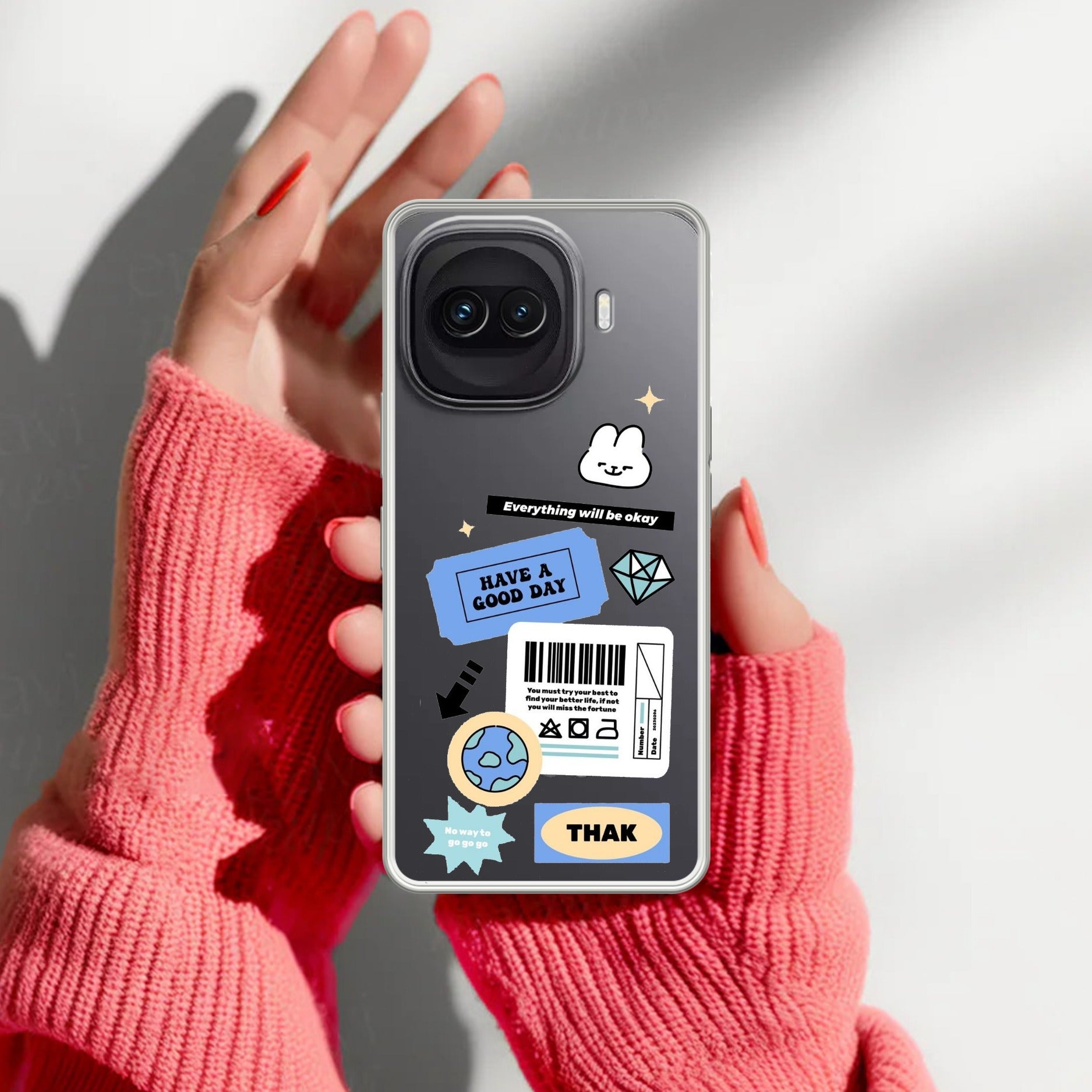 Ticket to Happiness Transparent Silicon Case For iQOO 15R 5G