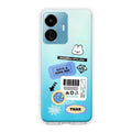 Ticket to Happiness Transparent Silicon Case For iQOO Z6 Lite 5G
