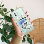 Ticket to Happiness Transparent Silicon Case For Vivo V23E