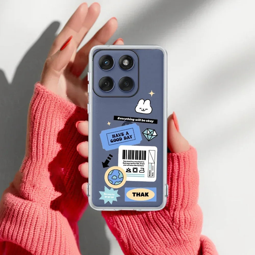 Ticket to Happiness Anti Yellow Case  For Motorola Edge 60 Pro 5G