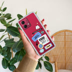 Ticket to Happiness Anti Yellow Case  For Motorola G84 5G
