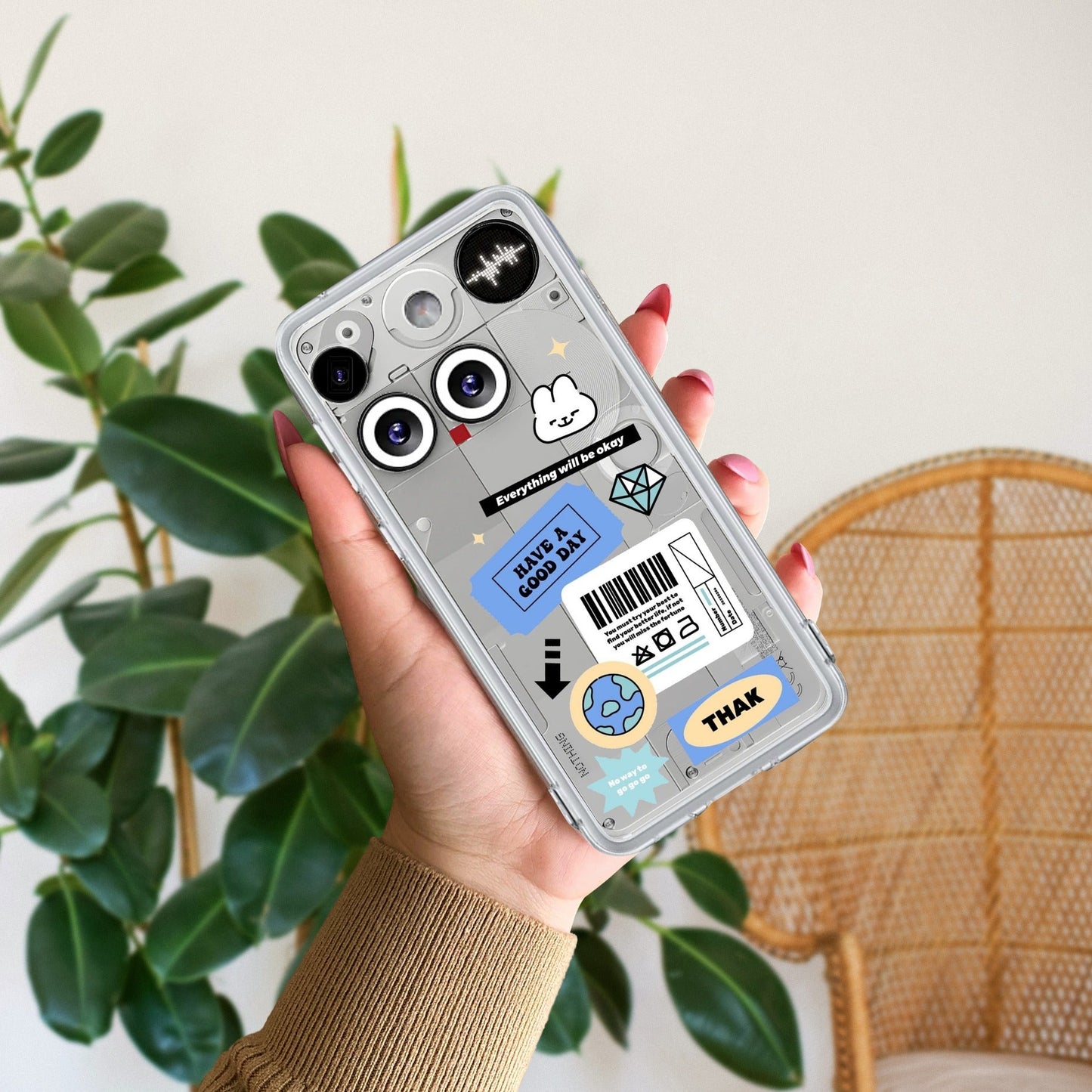 Ticket to Happiness Transparent Silicon Case For Nothing