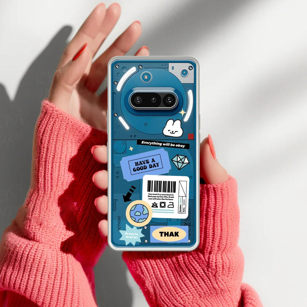 Ticket to Happiness Transparent Silicon Case For Nothing