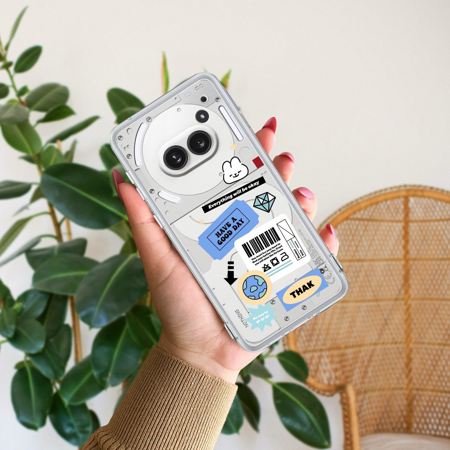 Ticket to Happiness Anti Yellow Case For Nothing Phone 2a 5G