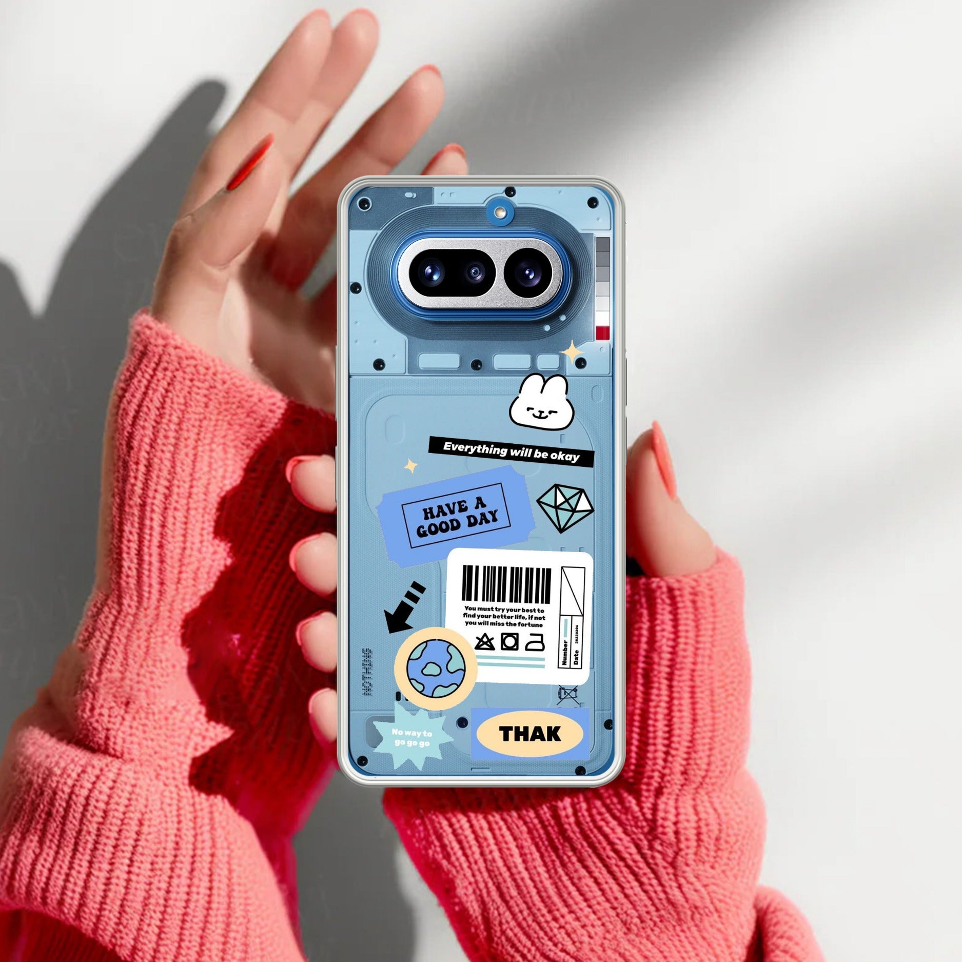 Ticket to Happiness Transparent Silicon Case For Nothing