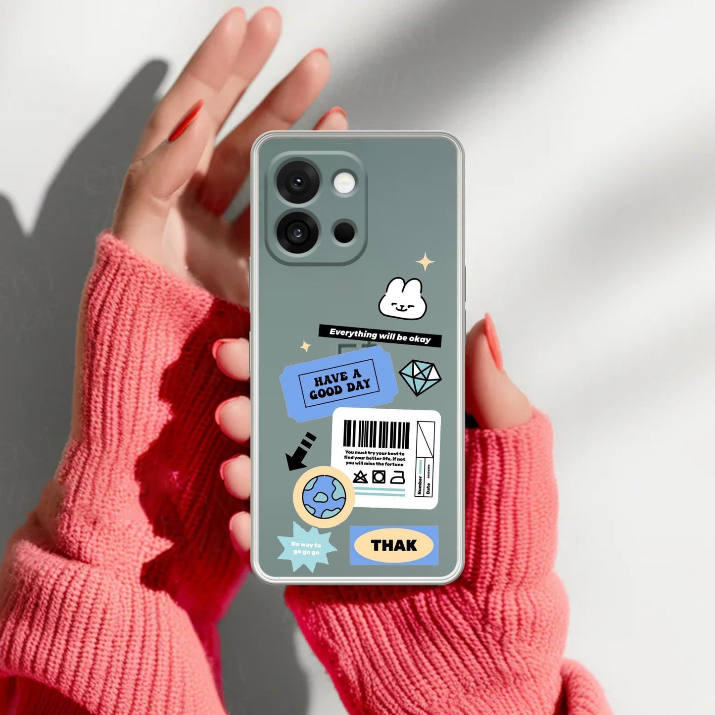 Ticket to Happiness Transparent Silicon Case For OnePlus