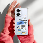 Ticket to Happiness Transparent Silicon Case For OnePlus Nord 2T 5G