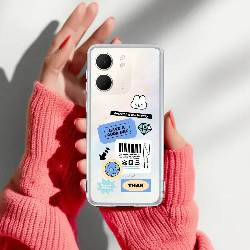 Ticket to Happiness Anti Yellow Case For Oppo A5X 5G