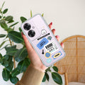 Ticket to Happiness Transparent Silicon Case For Oppo F25 Pro 5G