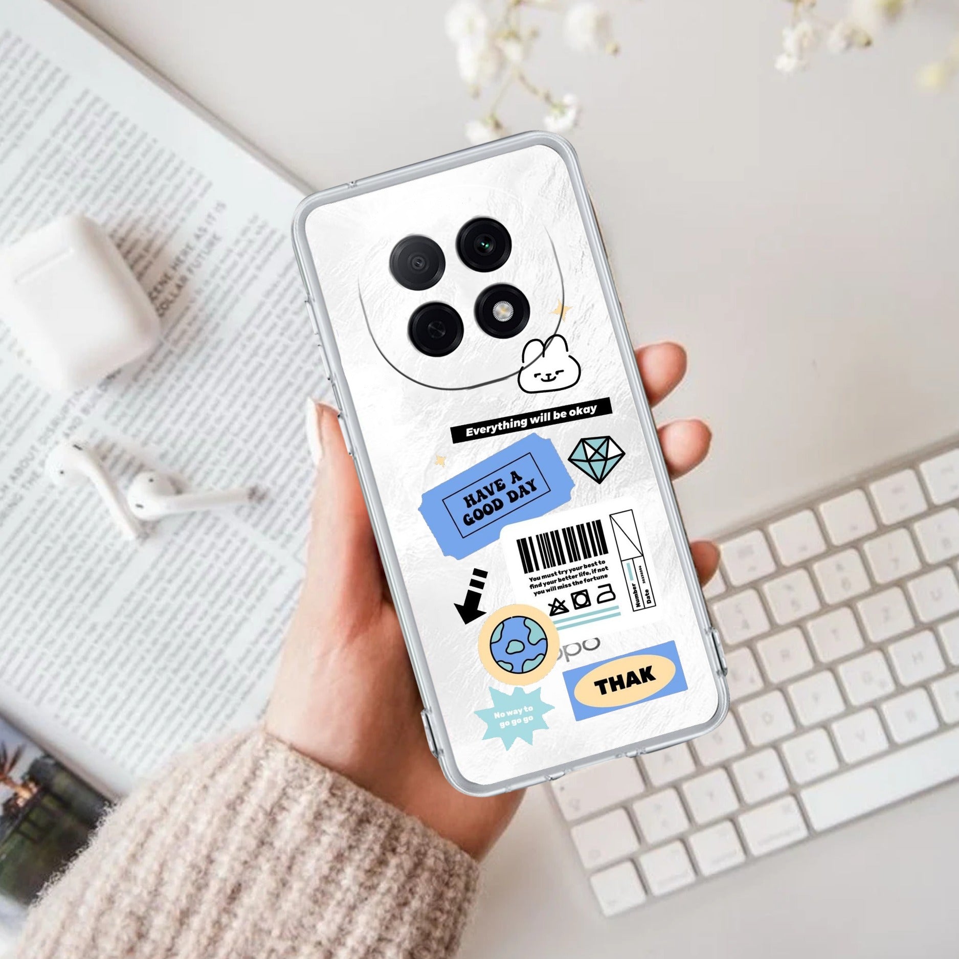 Ticket to Happiness Anti Yellow Case For Oppo F29 Pro 5G