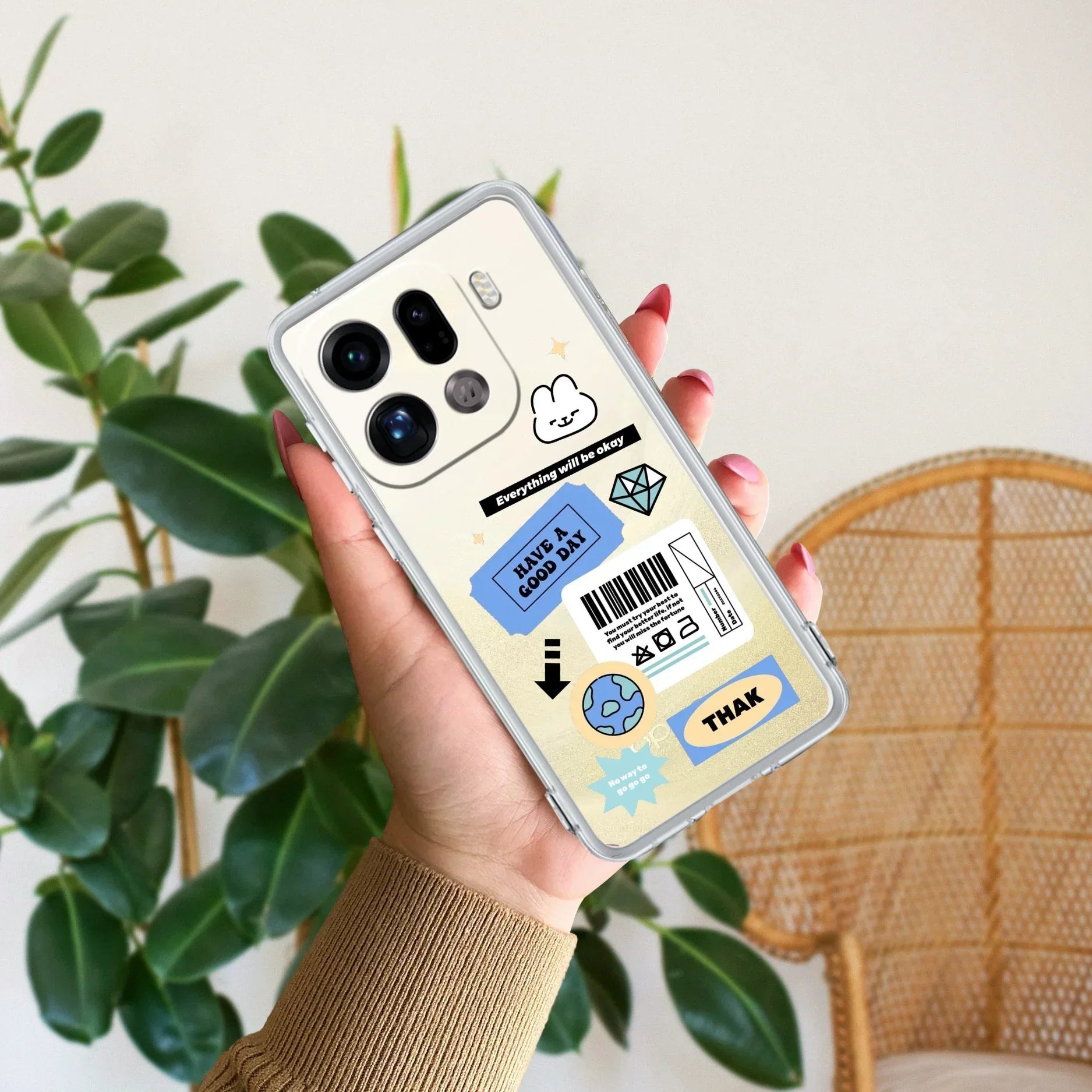 Ticket to Happiness Anti Yellow Case For Oppo Find X9 Pro 5G