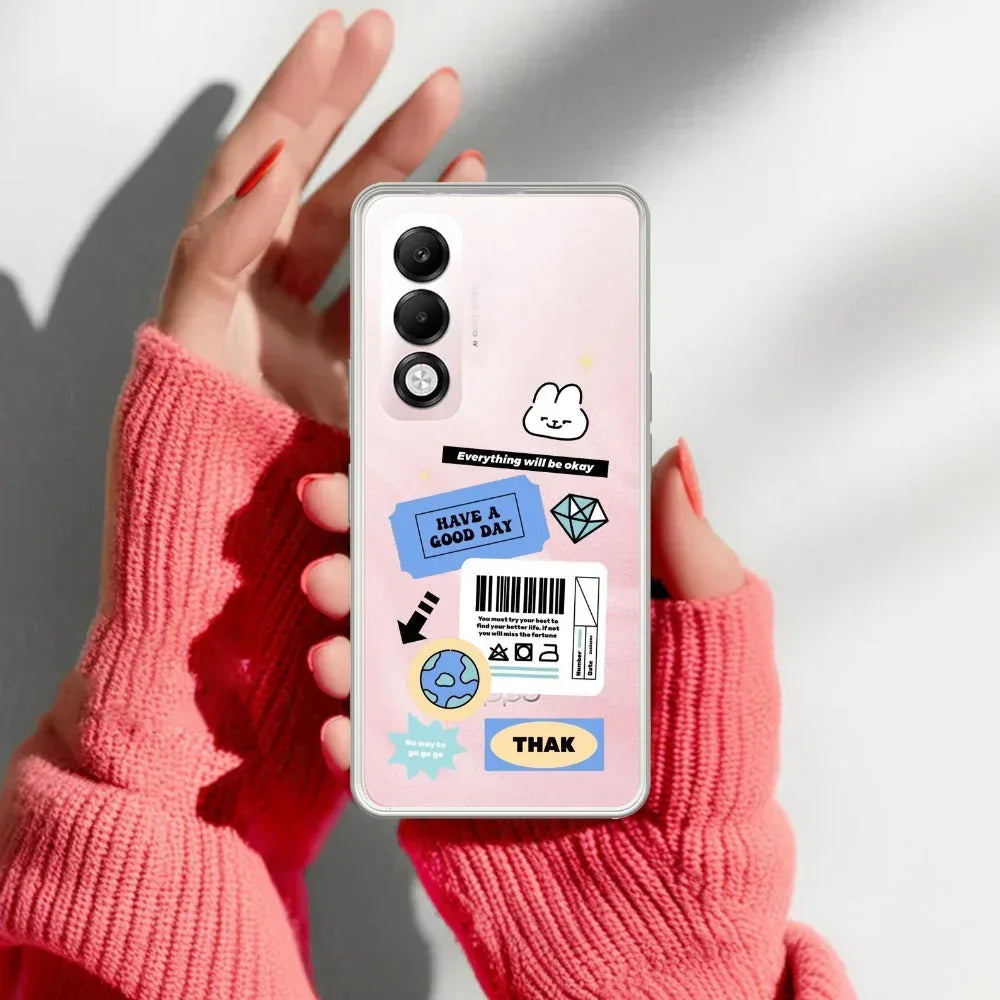 Ticket to Happiness Anti Yellow Case For Oppo K13x 5G