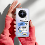 Ticket to Happiness Transparent Silicon Case For Realme Narzo 80 Lite 5G