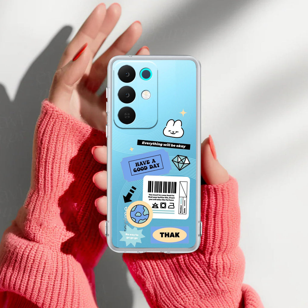 Ticket to Happiness Anti Yelllow Case For Realme 15X 5G