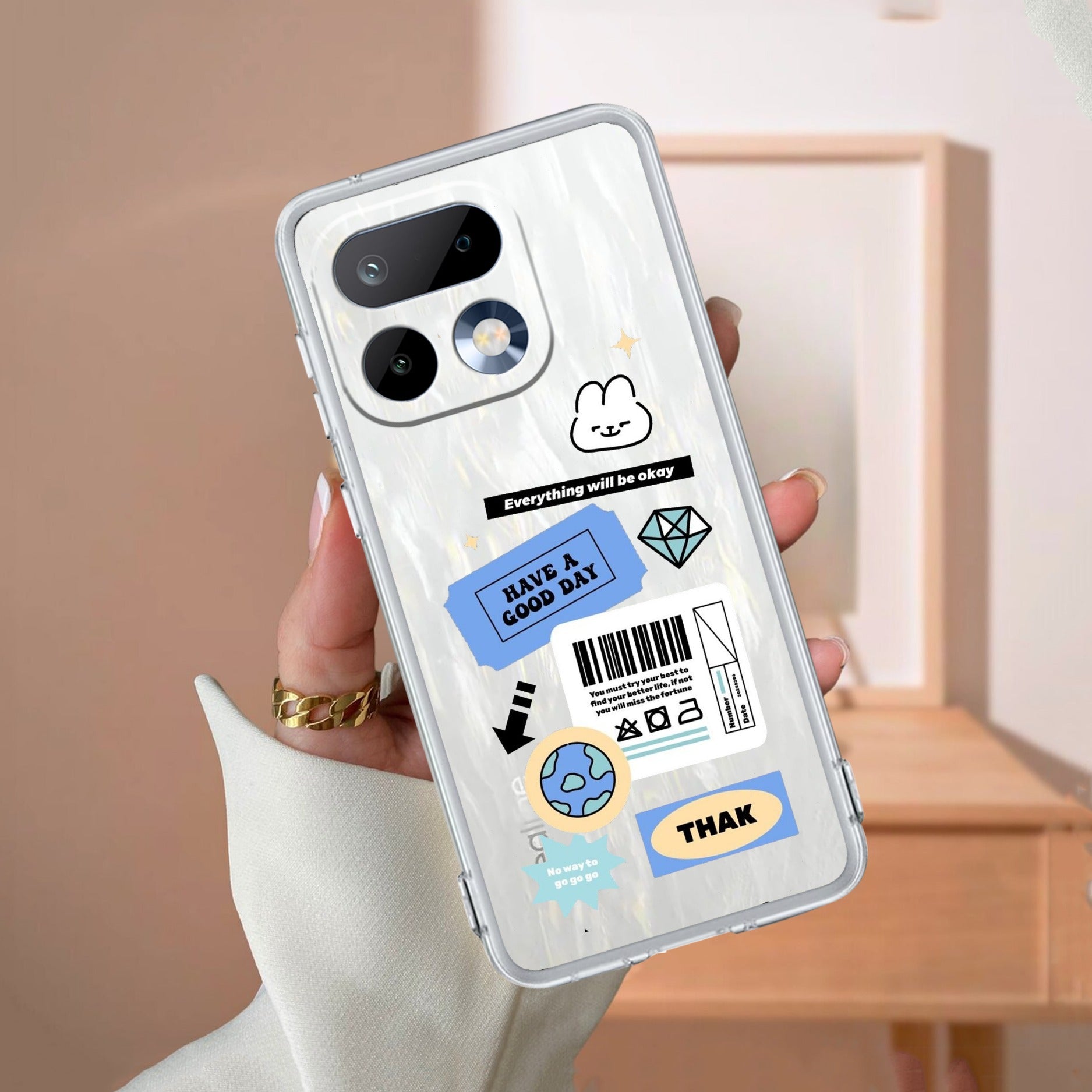 Ticket to Happiness Anti Yelllow Case For Realme 16 Pro 5G