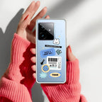 Ticket to Happiness Transparent Silicon Case For Realme Narzo 70 Pro 5G