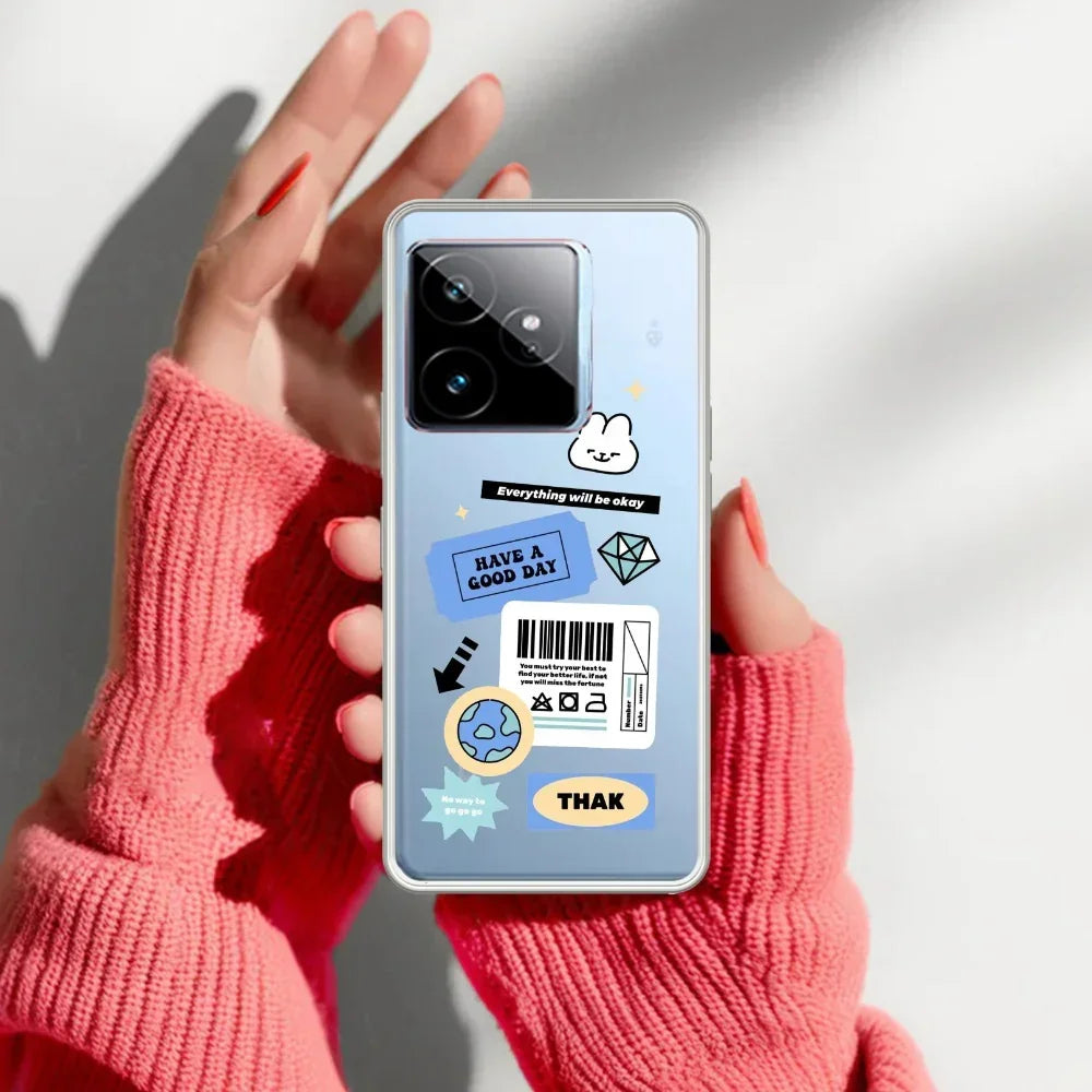 Ticket to Happiness Transparent Silicon Case For Realme Narzo 70 Pro 5G