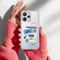 Ticket to Happiness Transparent Silicon Case For Redmi 12 4G