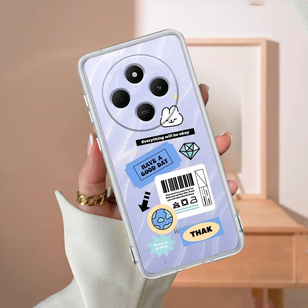 Ticket to Happiness Transparent Silicon Case For Poco - ShopOnCliQ