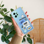 Ticket to Happiness Transparent Silicon Case For Redmi Note 12 4G