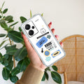 Ticket to Happiness Transparent Silicon Case For Redmi 13C 5G