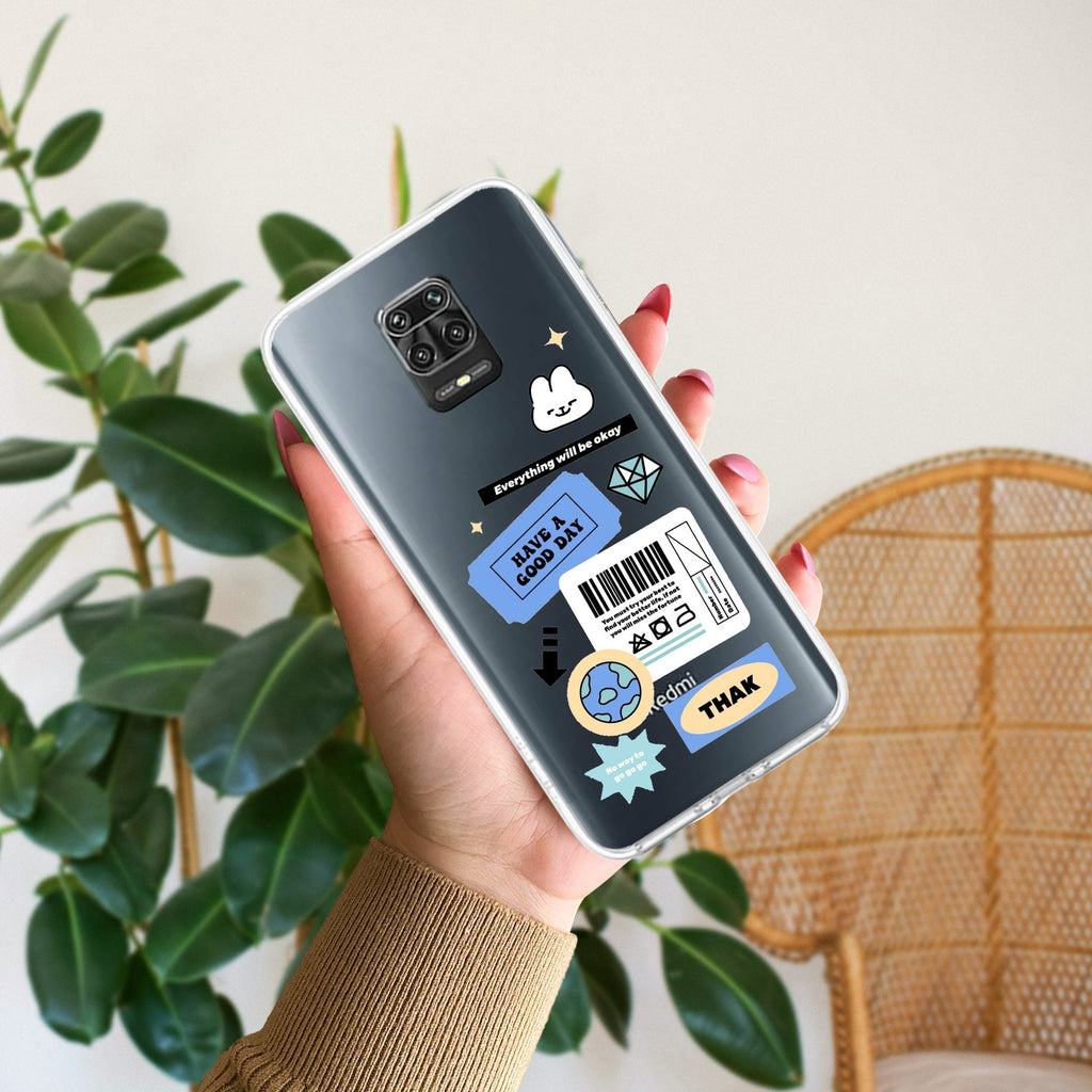Ticket to Happiness Transparent Silicon Case For Redmi Note 9 Pro / Redmi Note 9 Pro Max / Redmi Note 10 lite