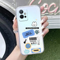 Ticket to Happiness Transparent Silicon Case For Vivo T1 5G