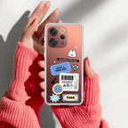 Ticket to Happiness Transparent Silicon Case For Vivo V23 5G