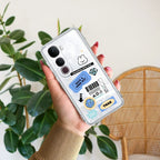 Ticket to Happiness Transparent Silicon Case For Vivo Y300 5G