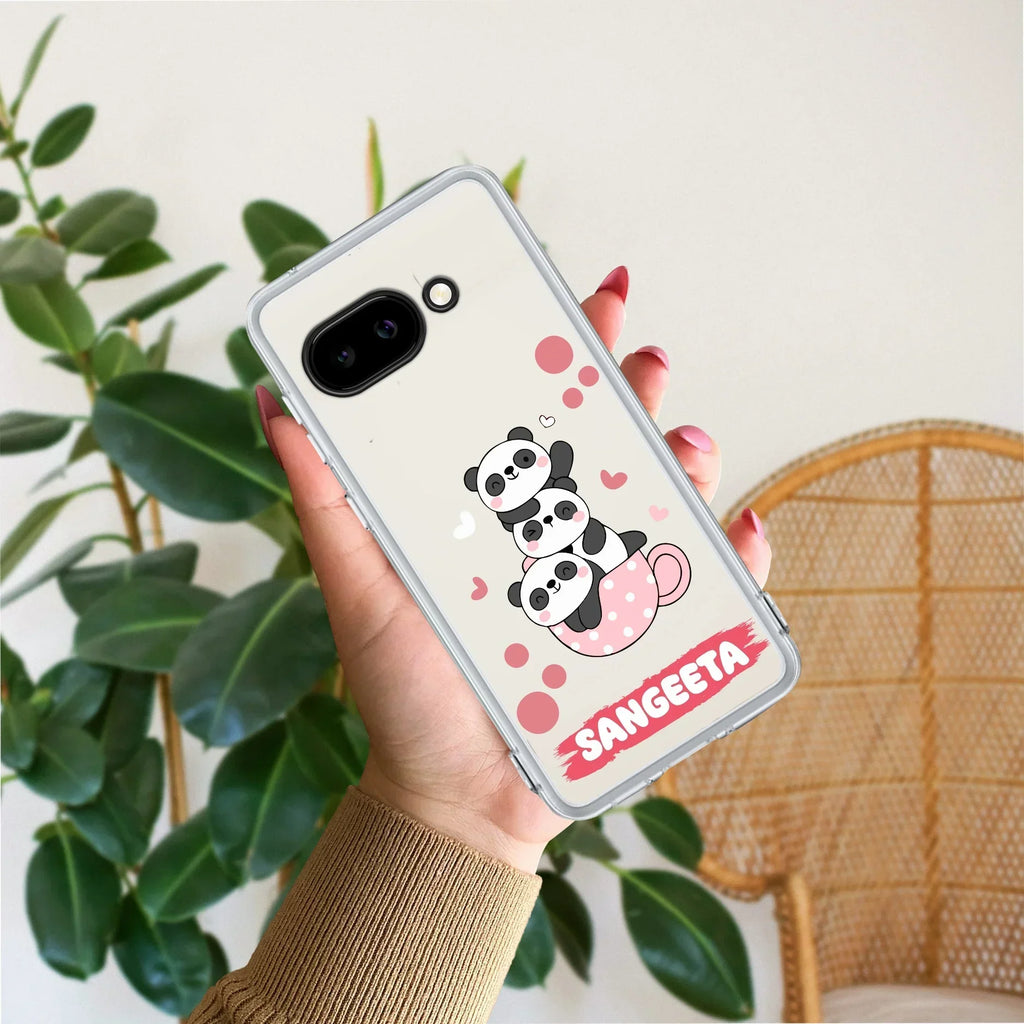 Tino Panda Customize Anti Yellow Case For Google Pixel 10a 5G