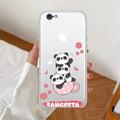 Tino Panda Customize Transparent Silicon Case For iPhone 7 / iPhone 8 / iPhone Se 2020