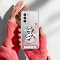 Tino Panda Customize Transparent Silicon Case For iQOO 9 SE 5G