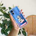 Tino Panda Customize Transparent Silicon Case For Motorola Edge 40 5G