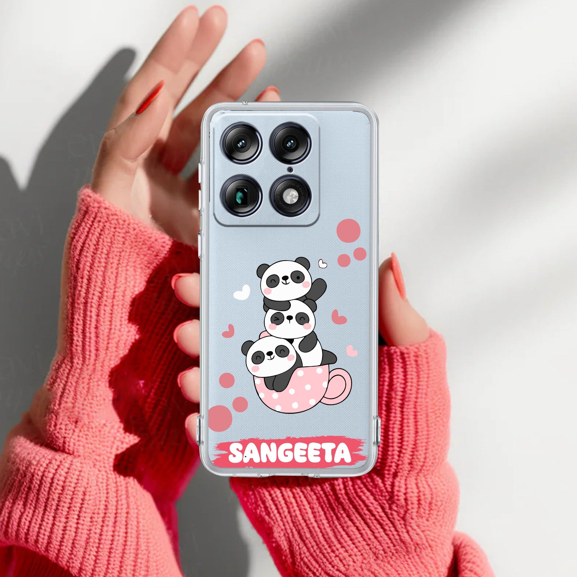 Tino Panda Customize Anti Yellow Case For Motorola Signature 5G