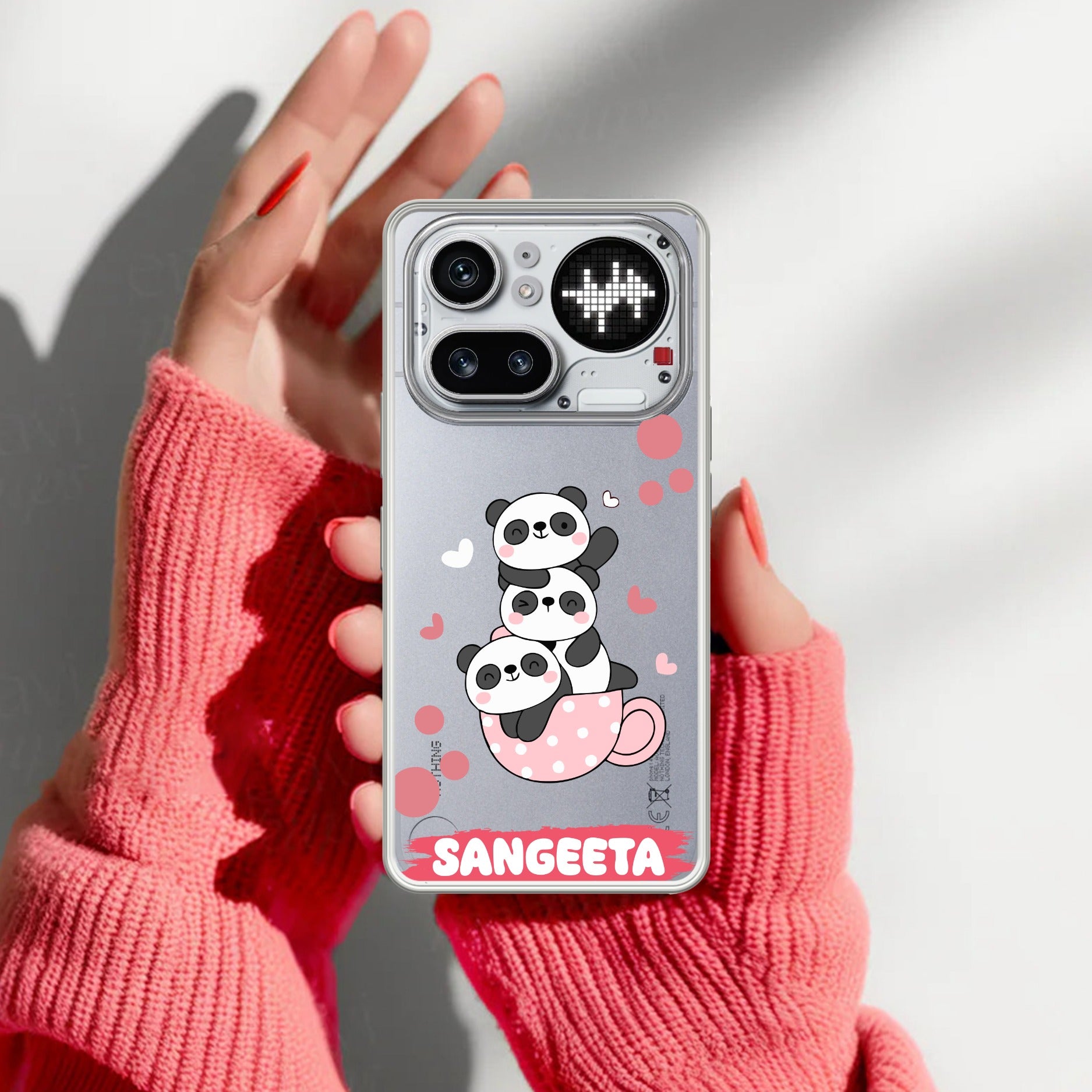 Tino Panda Customize Anti Yellow Case For Nothing Phone 4A Pro 5G