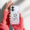 Tino Panda Customize Transparent Silicon Case For OnePlus Nord 2T 5G