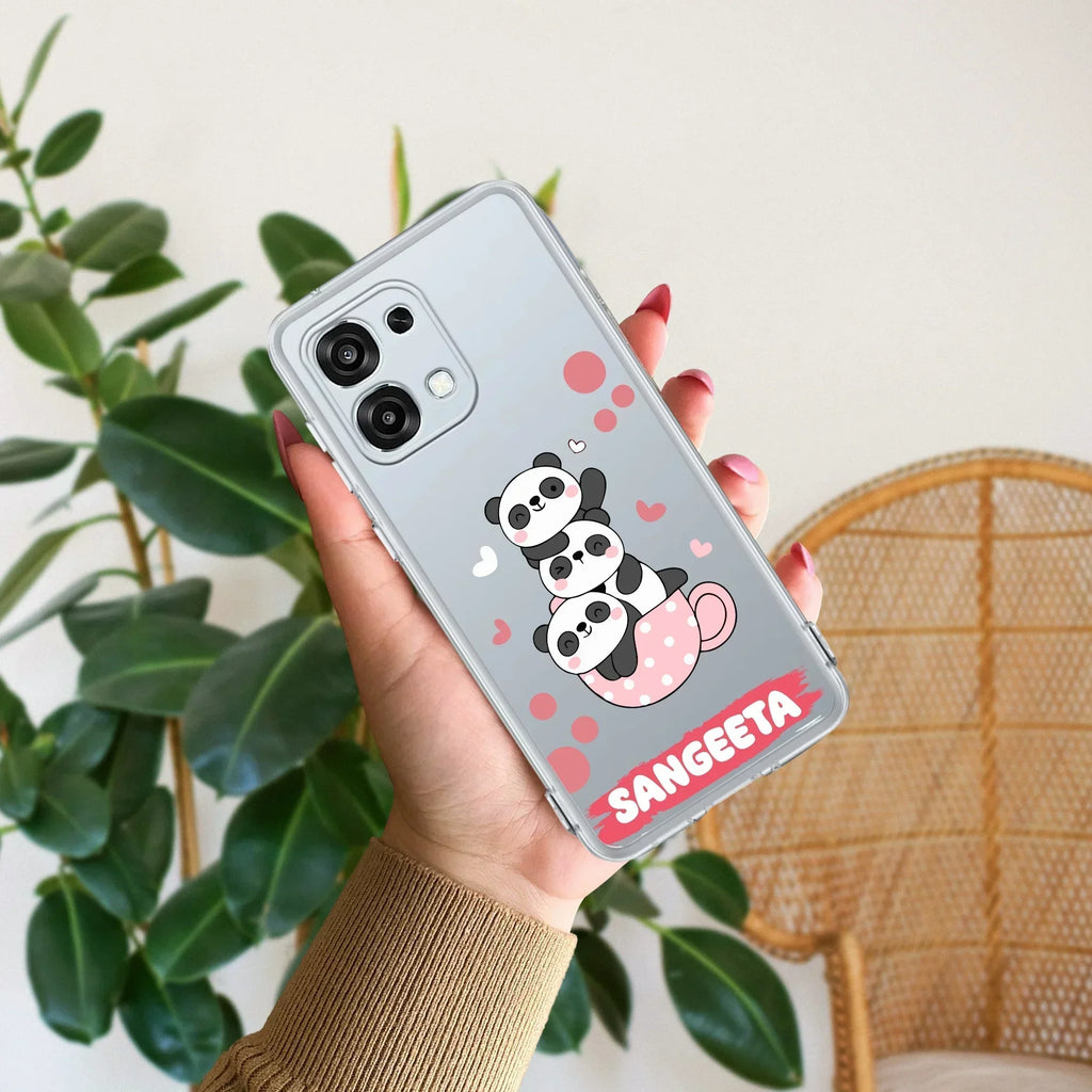 Tino Panda Customize Anti Yellow Case For Oppo F31 5G