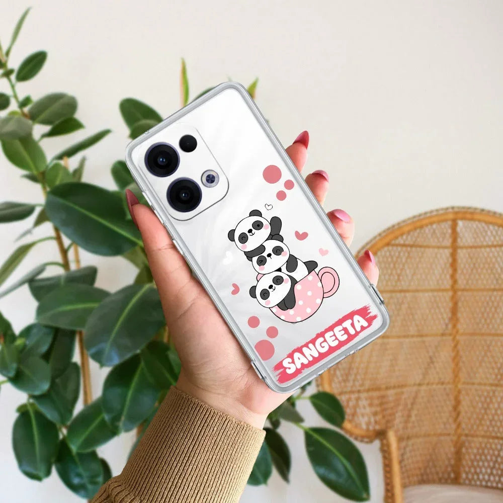 Tino Panda Customize Anti Yellow Case For Oppo Reno 13 5G