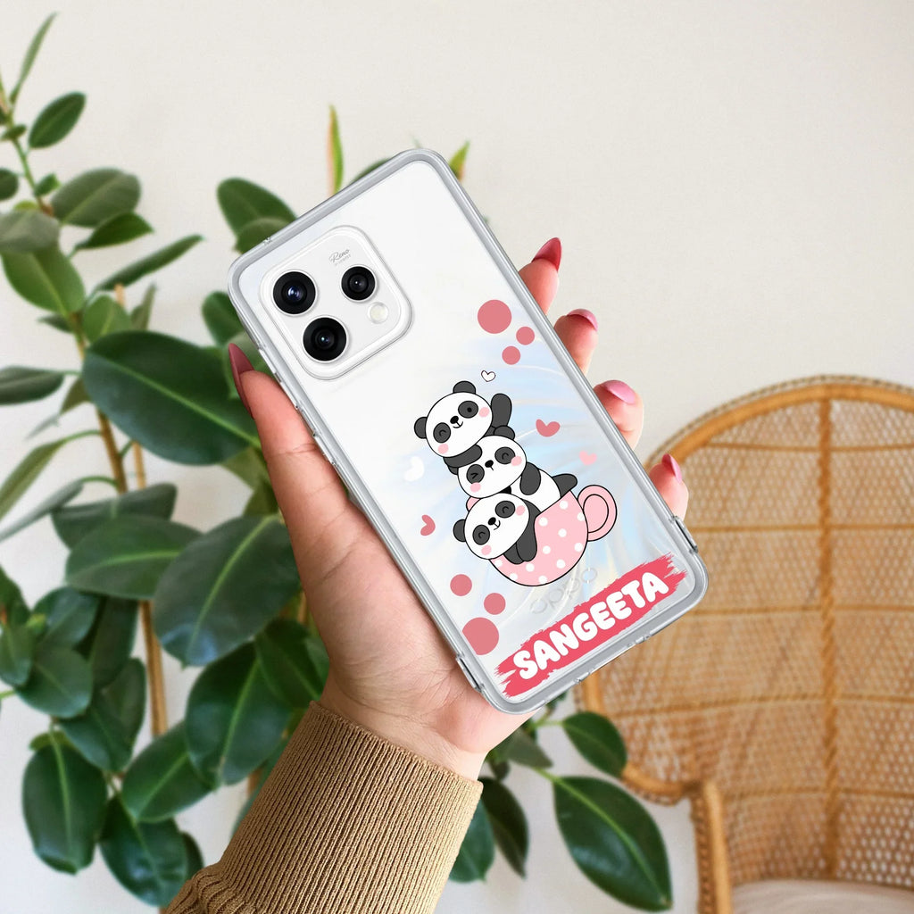 Tino Panda Customize Anti Yellow Case For Oppo Reno 15 5G