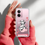 Tino Panda Customize Transparent Silicon Case For Realme C65 5G