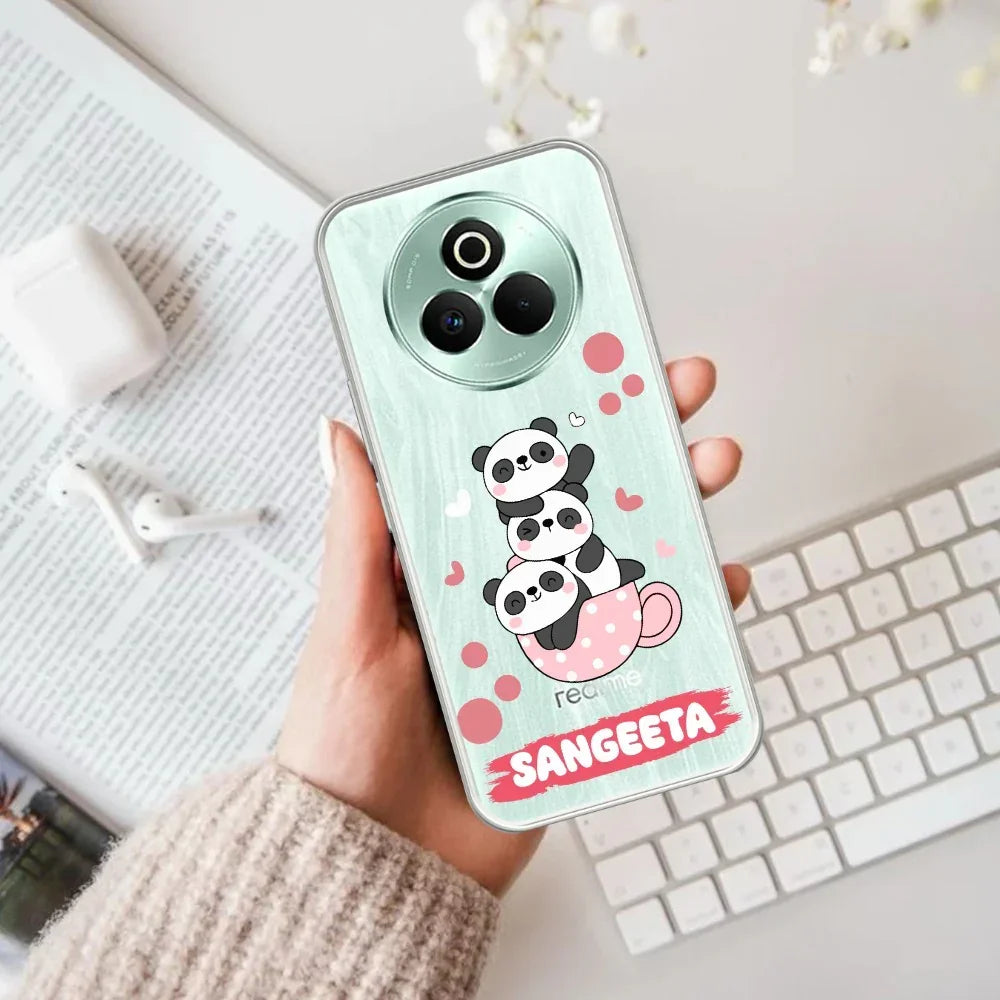 Tino Panda Customize Anti Yelllow Case For Realme P3 Pro 5G